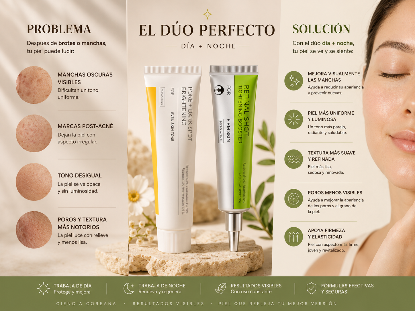 El dúo K-Beauty para una piel más uniforme, lisa y luminosa