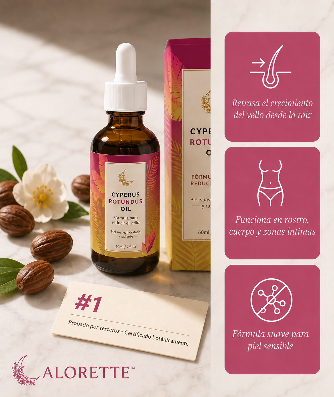 Alorette™ Cyperus Rotundus Oil